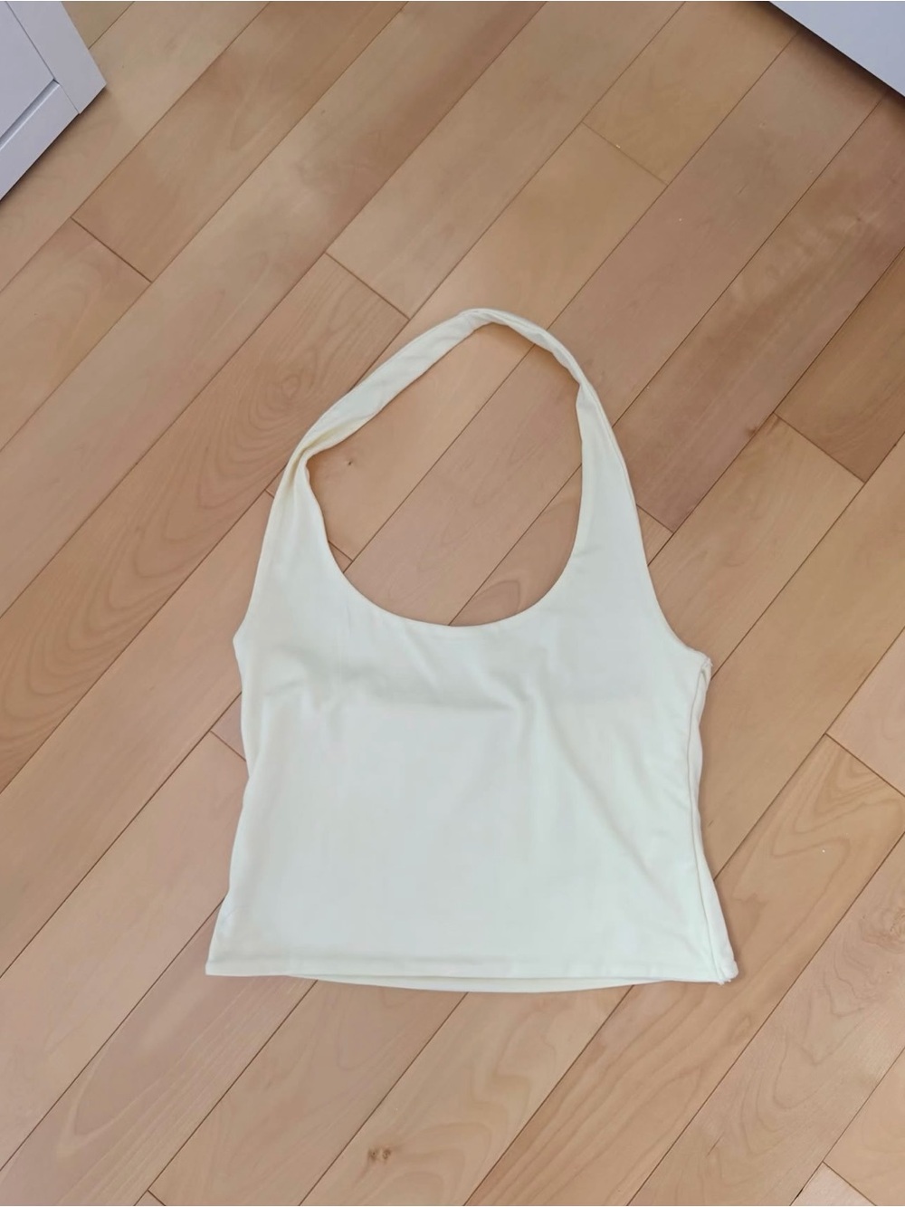 Ardene Yellow Halter Crop Top